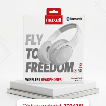 AUDIF BT MAXELL FLY HP-BT200 BL