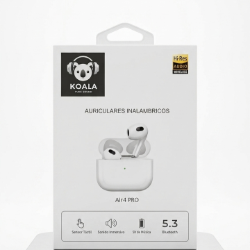 KOALA AUDÍFONO BT AIR4 PRO TWS BLANCO
